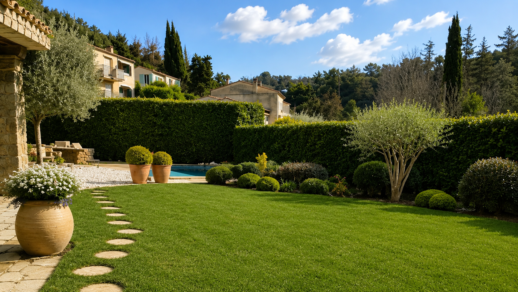 Entretien jardins Grasse jardin